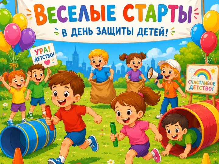 27 июня 2026 «Веселые старты» собирают друзей: эстафета, флешмоб и пара-каратэ в День защиты детей